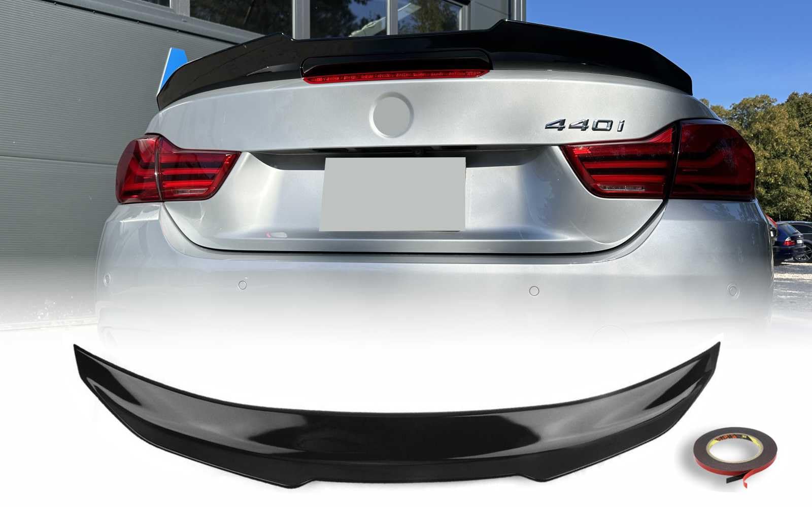MpTuned BMW F33 PSM Stil Heckspoiler, glänzend schwarz, für BMW 4er 2014–2019 Cabrio 420i, 428i, 430i, 435i, 440i, Heckspoilerlippe MpTuned BMW F33 PSM Stil Heckspoiler, glänzend schwarz, für BMW 4er 2014–2019 Cabrio 420i, 428i, 430i, 435i, 440i, Heckspoilerlippe von MpTuned