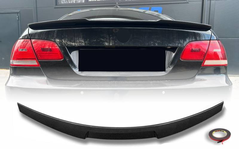 MpTuned E92 M4 Stil Heckspoiler Carbon Optik für 3er 2007-2013 Coupé 318i 320i 330i 335i 318d 320d 330d 335d von MpTuned