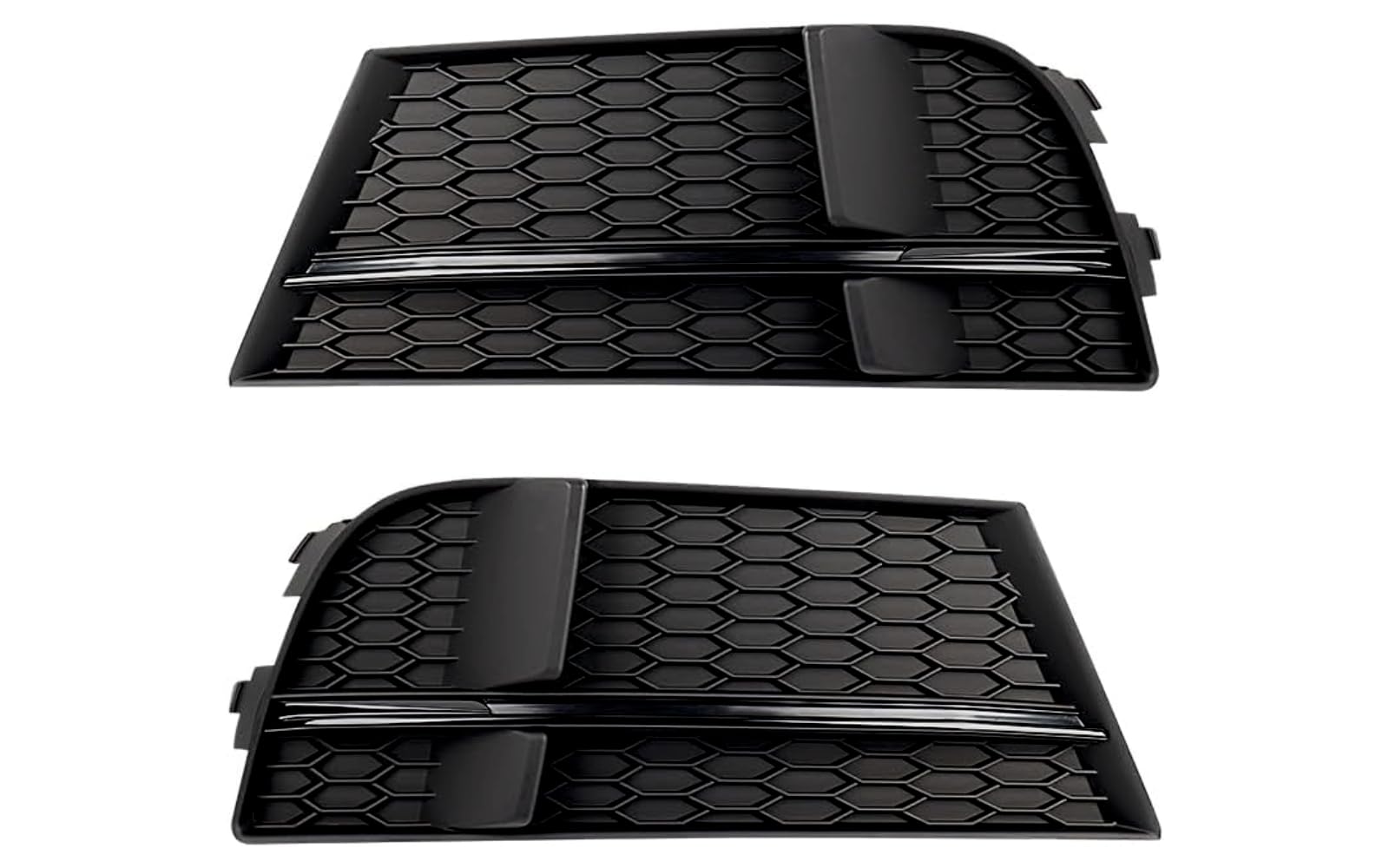 Mptuned Auto Nebelscheinwerfer Abdeckung kompatible für Audi A3 S3 8V 2016-2020 facelift,Kühlergrill Abdeckung glänzend schwarz Lampe Rahmen Frontstoßstange Gitter Blende Zubehör Mptuned Auto Nebelscheinwerfer Abdeckung kompatible für Audi A3 S3 8V 2016-2020 facelift,Kühlergrill Abdeckung glänzend schwarz Lampe Rahmen Frontstoßstange Gitter Blende Zubehör von MpTuned
