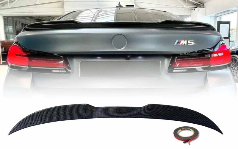 Mptuned G30 CS Stil Heckspoiler Carbon Look für BMW 5er 2016- Performance Tuning Limousine 4-Türer 518i 520i 525i 530i 535i 550i 518d 520d 525d 530d 535d 550d von MpTuned