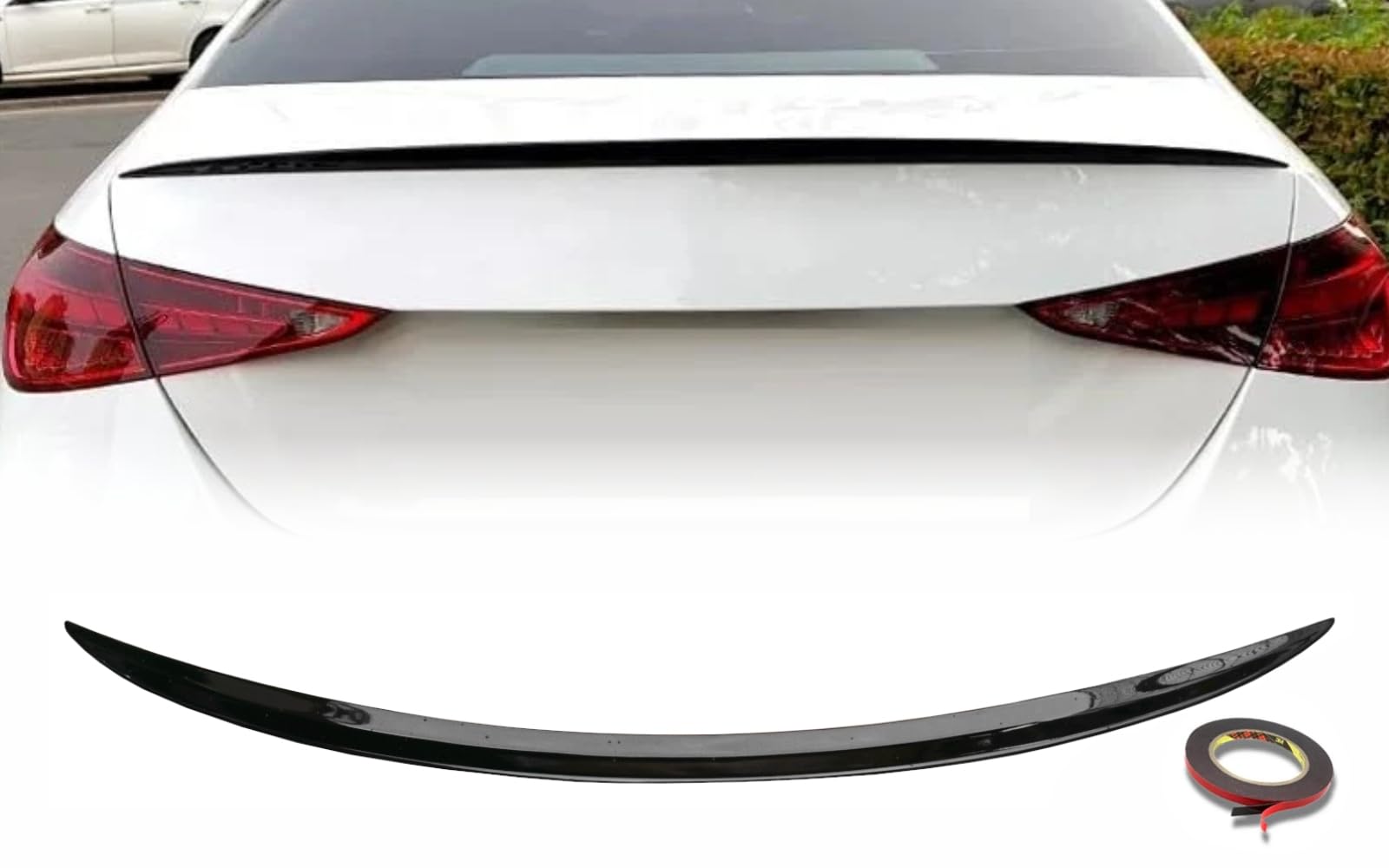 Mptuned Heckspoiler Glänzend Schwarz Kompatibel mit Mercedes-Benz C-Klasse W206 Limousine 2022-2025 | Hochwertiger ABS Kunststoff, Inklusive 3M-Klebeband Mptuned Heckspoiler Glänzend Schwarz Kompatibel mit Mercedes-Benz C-Klasse W206 Limousine 2022-2025 | Hochwertiger ABS Kunststoff, Inklusive 3M-Klebeband von MpTuned
