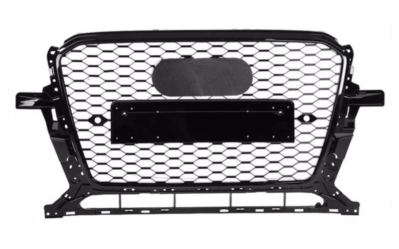 Mptuned Kühlergrill Wabendesign Schwarz glanz komplett kompatibel für Audi Q5 8R Facelift 2013-2015 von MpTuned