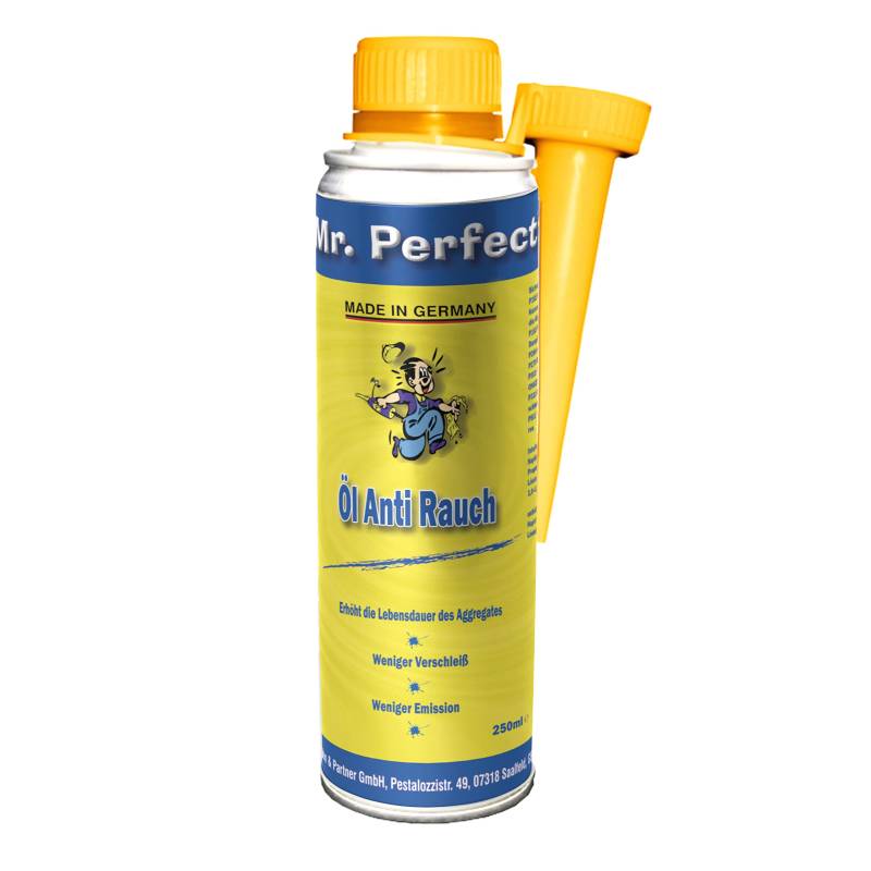Mr. Perfect® Öl Anti Rauch Additiv, 250 ml - Motoröl Zusatz zur Verringerung von Auspuffqualm von Mr. Perfect