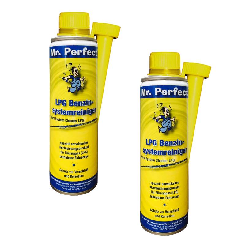 Mr. Perfect LPG Benzinsystemreiniger, 2 x 250 ml - Additiv für Autos mit Gasanlage von Mr. Perfect
