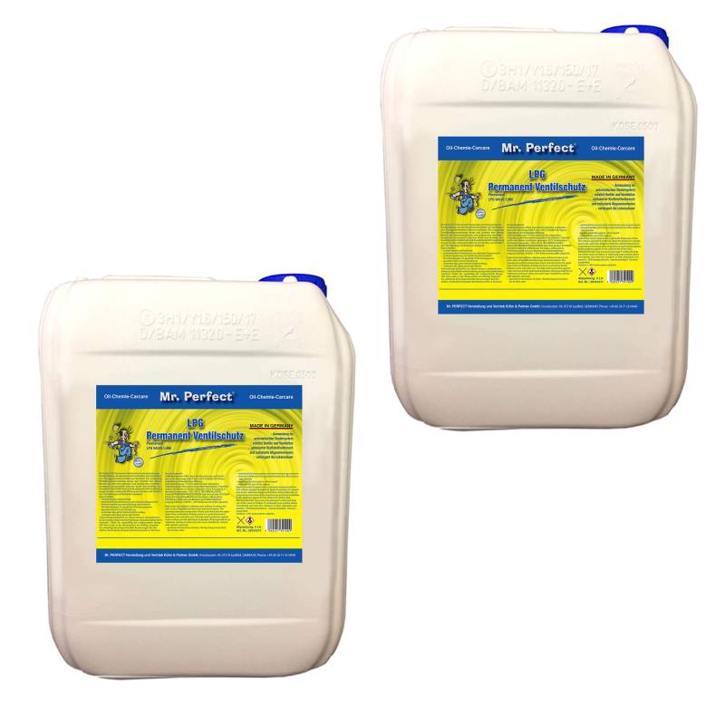 Mr. Perfect® LPG Permanent Ventilschutz, 2 x 5 Liter - Gassystem-Schutz vor Korrosion und Verbrennungsrückständen von Mr. Perfect