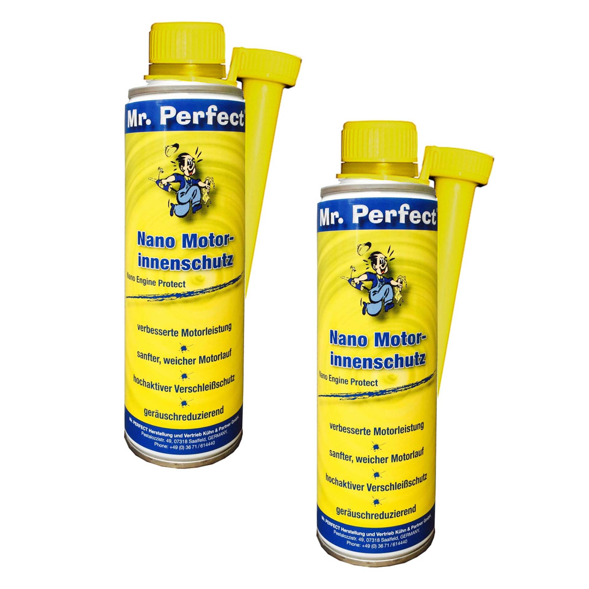 Mr. Perfect Nano Motorinnenschutz Ölzusatz, 2x 250 ml - Motorversiegelung Additiv von Mr. Perfect