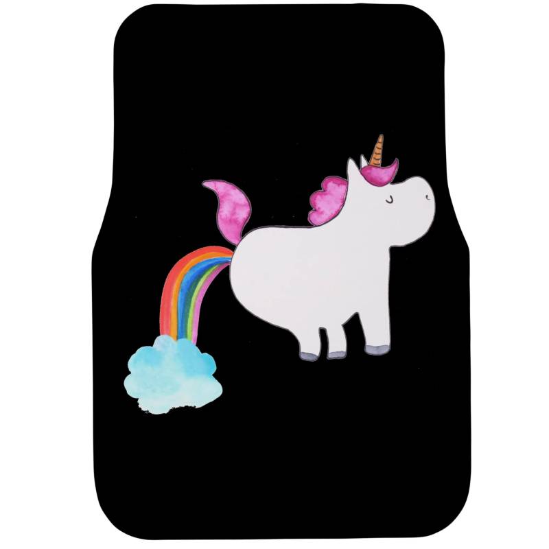 Mr. & Mrs. Panda Fahrer Autofußmatte Einhorn Pupsen - Geschenk, Autofußmatten, Unicorn, Schmutzmatte Auto, Einhörner, Glitzer, Fußmatte Auto, von Mr. & Mrs. Panda