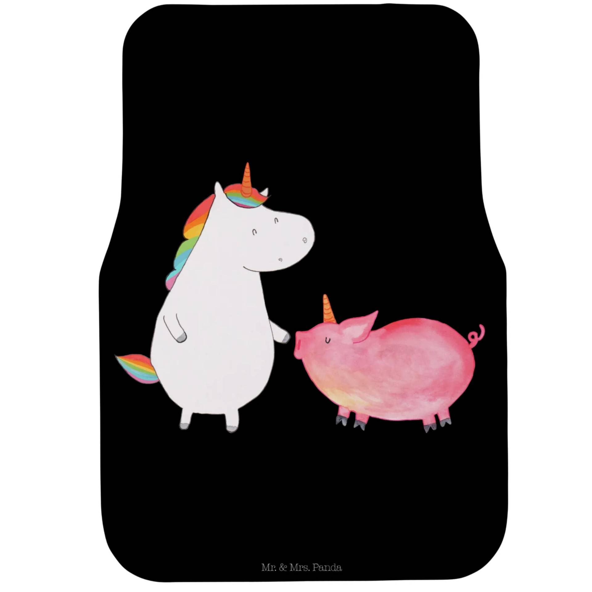 Mr. & Mrs. Panda Fahrer Autofußmatte Einhorn Schwein - Geschenk, Schweinhorn, Unicorn, Einhörner, Freundschaft, Fußmatte Auto, Einhorn Deko, Mr. & Mrs. Panda Fahrer Autofußmatte Einhorn Schwein - Geschenk, Schweinhorn, Unicorn, Einhörner, Freundschaft, Fußmatte Auto, Einhorn Deko, von Mr. & Mrs. Panda
