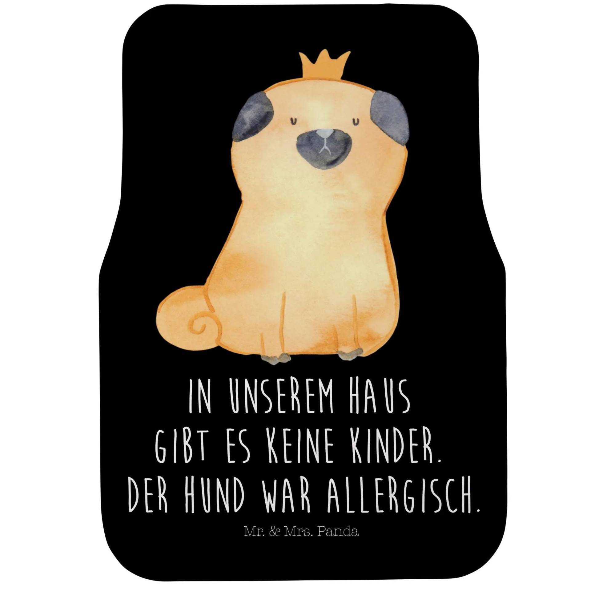Mr. & Mrs. Panda Fahrer Autofußmatte Mops Krone - Geschenk, Autofußmatten, lustig, Hundemotiv, Haustier, Tierliebhaber, Fußmatte Auto, Hund, Mr. & Mrs. Panda Fahrer Autofußmatte Mops Krone - Geschenk, Autofußmatten, lustig, Hundemotiv, Haustier, Tierliebhaber, Fußmatte Auto, Hund, von Mr. & Mrs. Panda