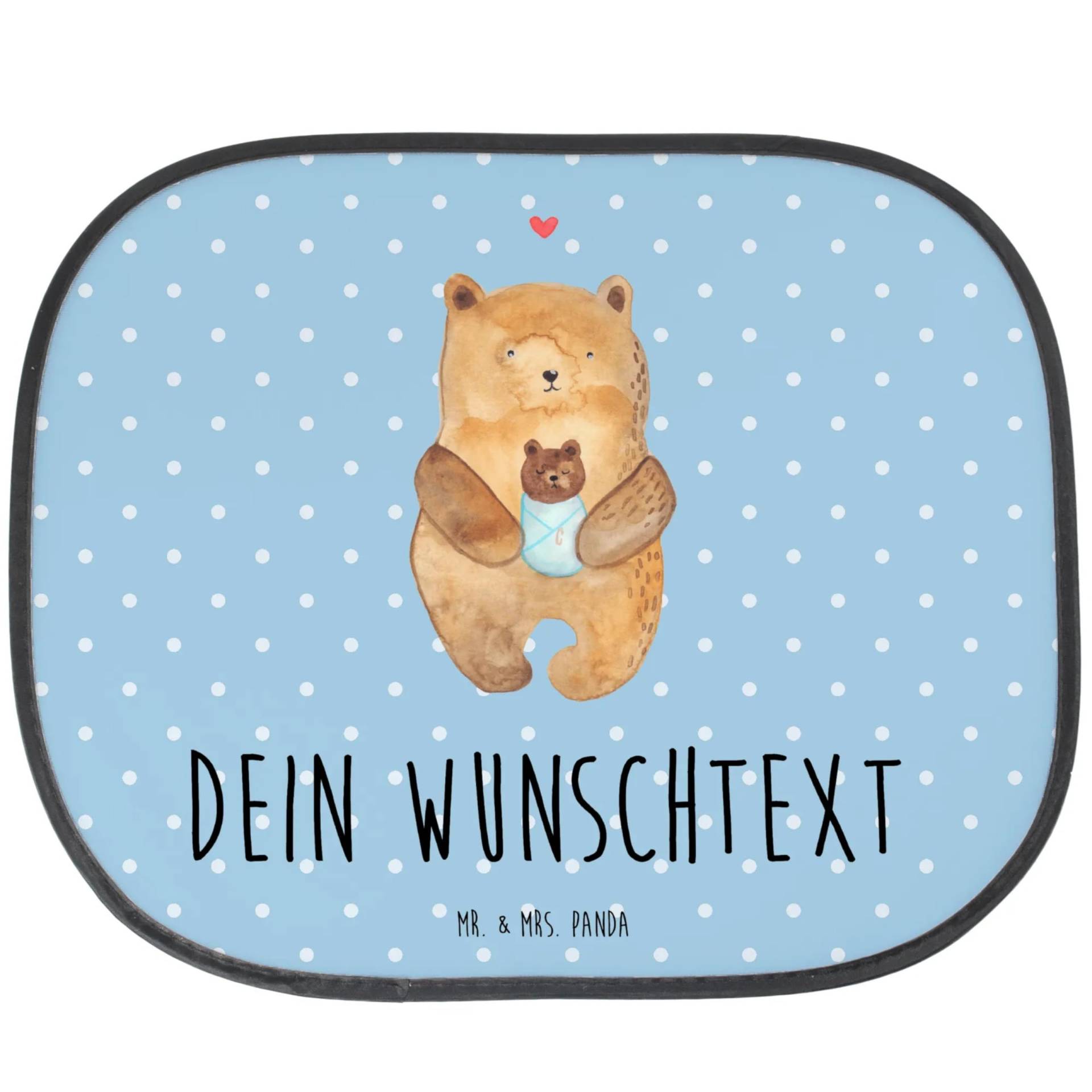 Mr. & Mrs. Panda Personalisierbarer Sonnenschutz Bär Baby - Personalisierte Geschenke, Kindersonnenschutz mit Namen, Auto Sonnenschutz mit Namen, Mr. & Mrs. Panda Personalisierbarer Sonnenschutz Bär Baby - Personalisierte Geschenke, Kindersonnenschutz mit Namen, Auto Sonnenschutz mit Namen, von Mr. & Mrs. Panda