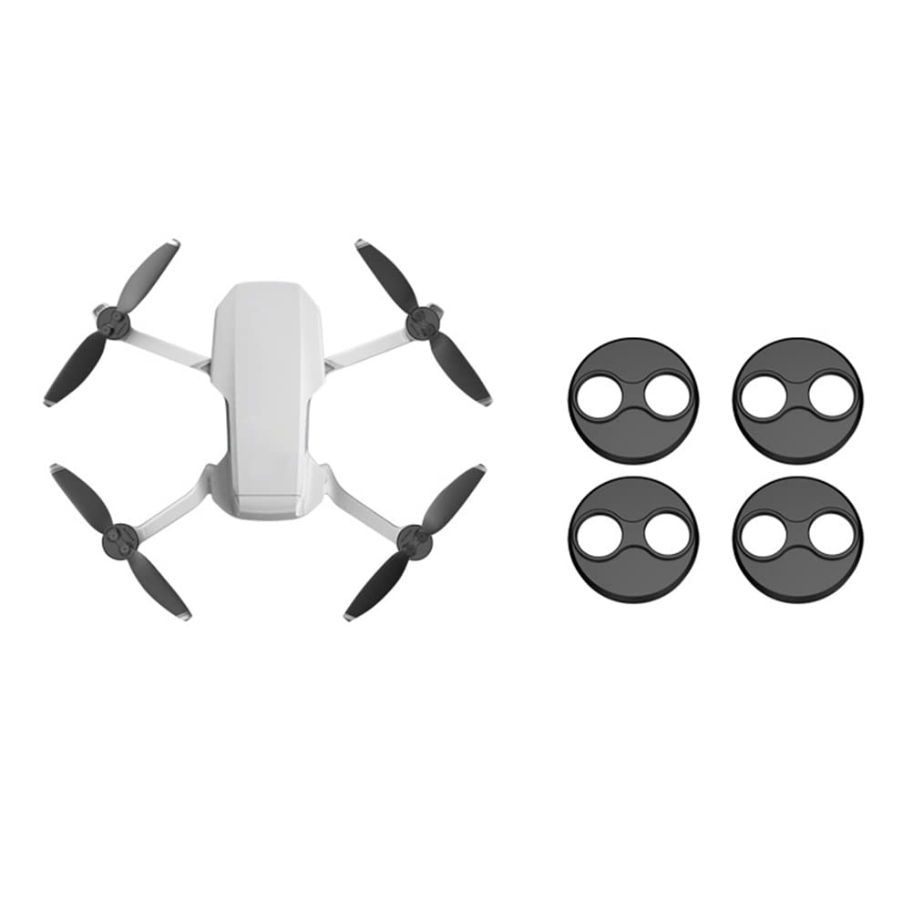 Mavic Mini 3 Pro Motorkappe Aluminium Schutzhülle für DJI Mini 3 Pro Drohne Zubehör Staubdicht Wasserdicht Gehäuse Schutzschutz Set von 4 Stück (schwarz) von Mrisata