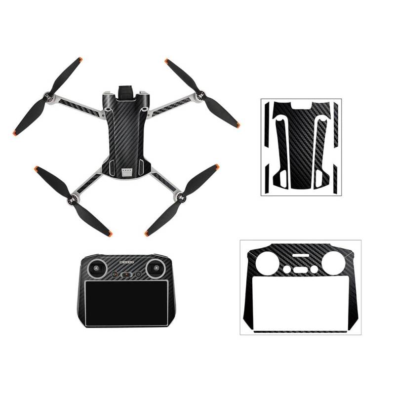 Mini 3 Pro Drohnen Aufkleber Set, Kleber Wasserdichte Skins Sticker Kit kompatibel für Mini 3 Pro Drohne kompatibel für DJI RC Fernbedienung Dekoration Schutz Zubehör (Stil 9) von Mrisata