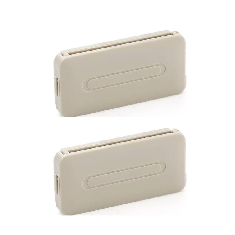 Msagkah 2 Stück Sicherheitsgurt-Schnalle für Auto, verstellbare Sicherheitsgurt-Schnalle, universell für Kinder und Erwachsene (Beige) von Msagkah