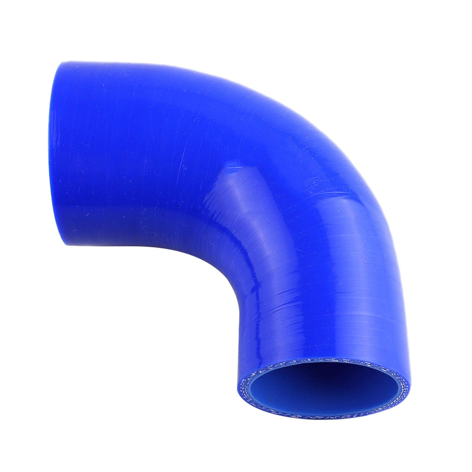 Kühlerschlauch ID 38 45 51 63 76 89mm Silikon-Ellenbogen 90 ° Schlauchverbinder Ladeluftkühler Turbo-Luftaufnahme Rohrkupplung Silikonschlauch (Color : 38 45(mm) Blue) von Mshfj