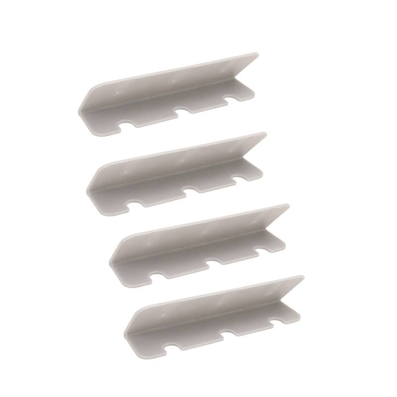 Msiud 4 Stück Schlauchboot Sitzhaken, PVC Aufblasbare Boot Sitze Haken Halterung Aufblasbarer Bootssitz Hakenclip Sitz Bootssitz Haken Zur Befestigung für Aufblasbares Yacht (Grau) von Msiud