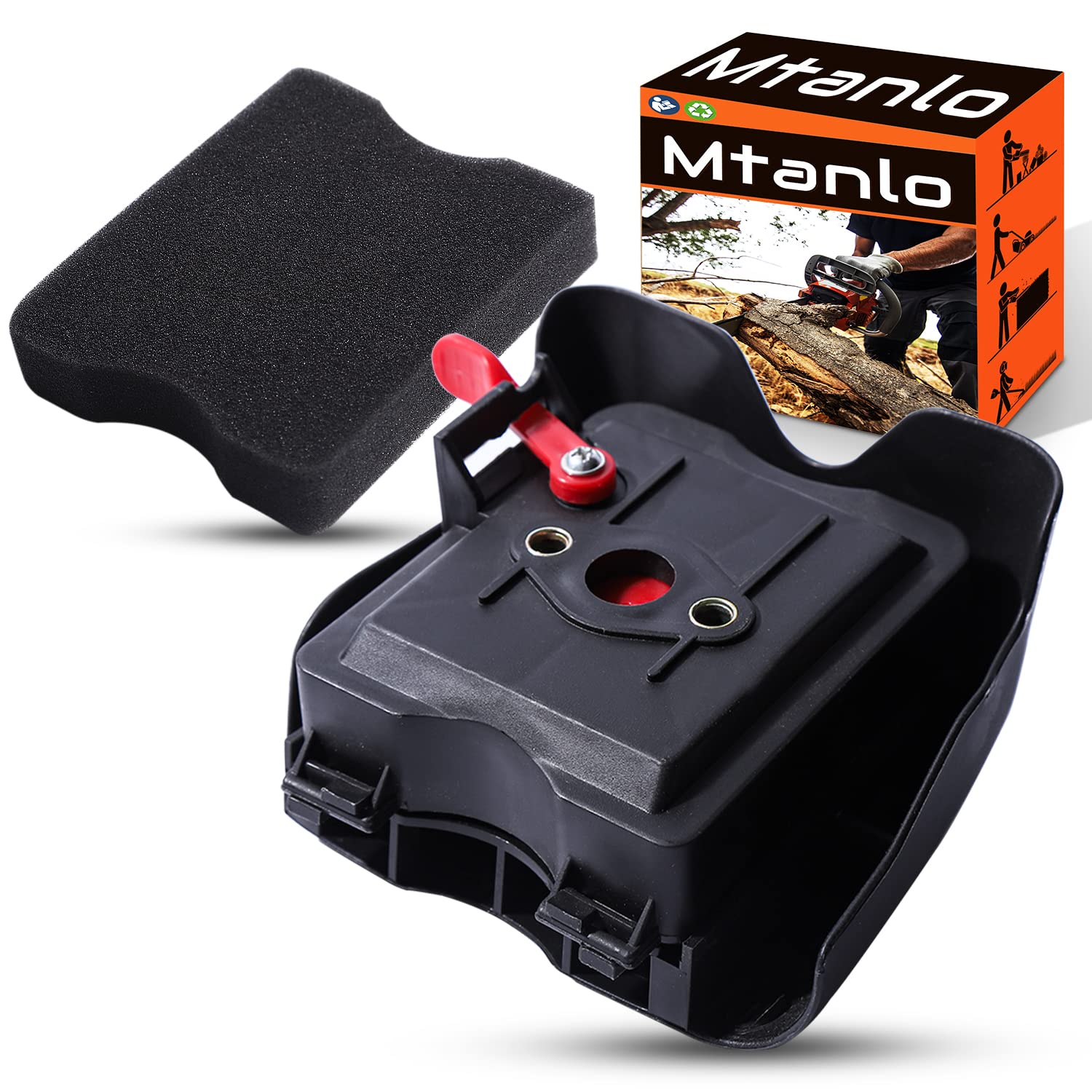 Mtanlo Luftfilter-Kit für Freischneider Motor Luftfilter-Zubehör für Rasentrimmer von Mtanlo