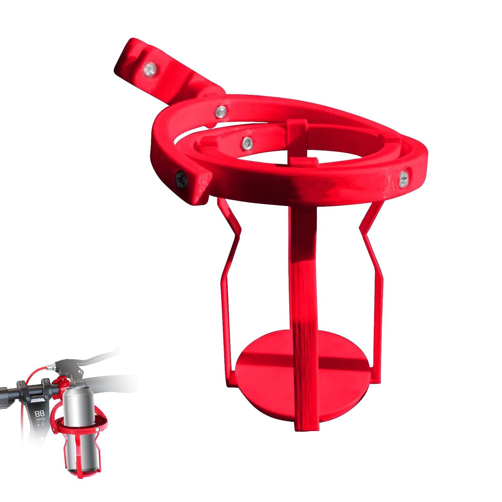 Gyroskopischer Getränkehalter 3D Motorrad Gyroskopischer Getränkehalter mit Auslaufschutz Selbstnivellierendes Gestell Getränkehalter Expander Passend für Meisten Flaschengrößen Getränkehalter (Rot) Gyroskopischer Getränkehalter 3D Motorrad Gyroskopischer Getränkehalter mit Auslaufschutz Selbstnivellierendes Gestell Getränkehalter Expander Passend für Meisten Flaschengrößen Getränkehalter (Rot) von Mtbricey
