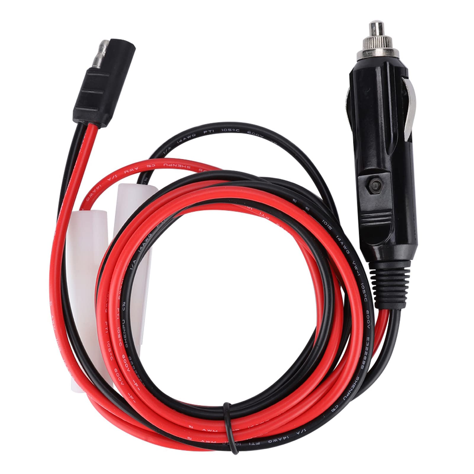 Mtlavishness 1.5 Meter Cigarette Lighter Charger Power Cable for Mobile Car RadioMaterial High Temperature Safe Fuse White Fuse Box Suitable for Car Use UHF VHF Frequency Range Mtlavishness 1.5 Meter Cigarette Lighter Charger Power Cable for Mobile Car RadioMaterial High Temperature Safe Fuse White Fuse Box Suitable for Car Use UHF VHF Frequency Range von Mtlavishness
