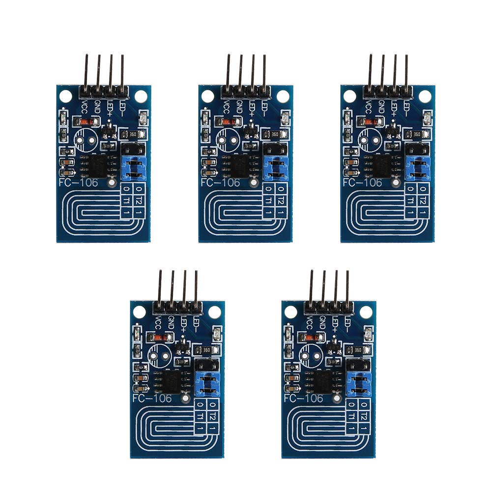 Mtlavishness 5pcs Capacitive Touch Dimmer Stepless Dimming PWM Control Panel LED Dimmer Switch Module With Wide Brightness Adjustment Range Safe Touch Function And Low Cost von Mtlavishness