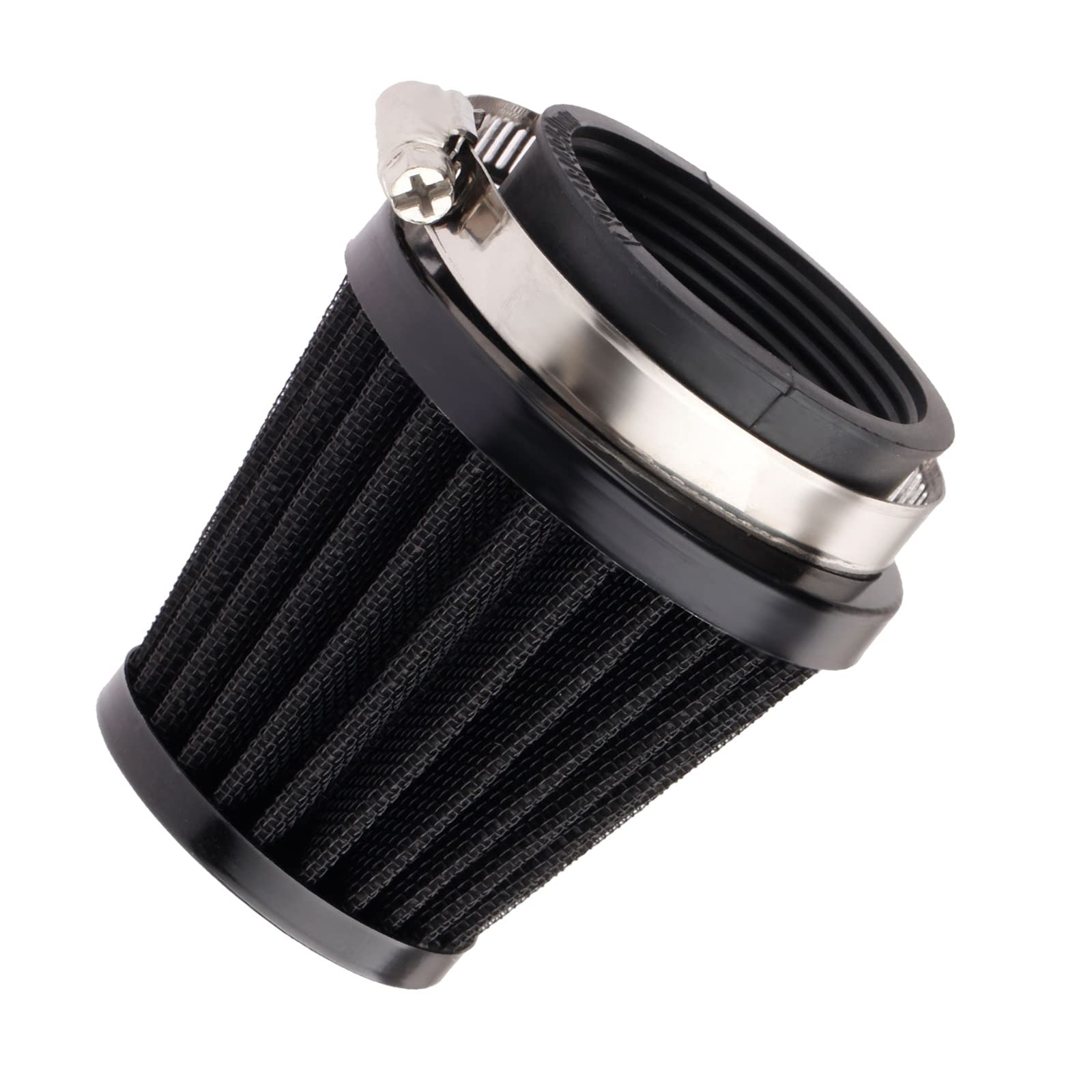 Mtsooning Luftfilter Intake Pod，Universal Doppelschicht Stahl Filter Luftfilter für Motorrad ATV Dirt Pit Bike Go Kart 50-110cc 50mm von Mtsooning