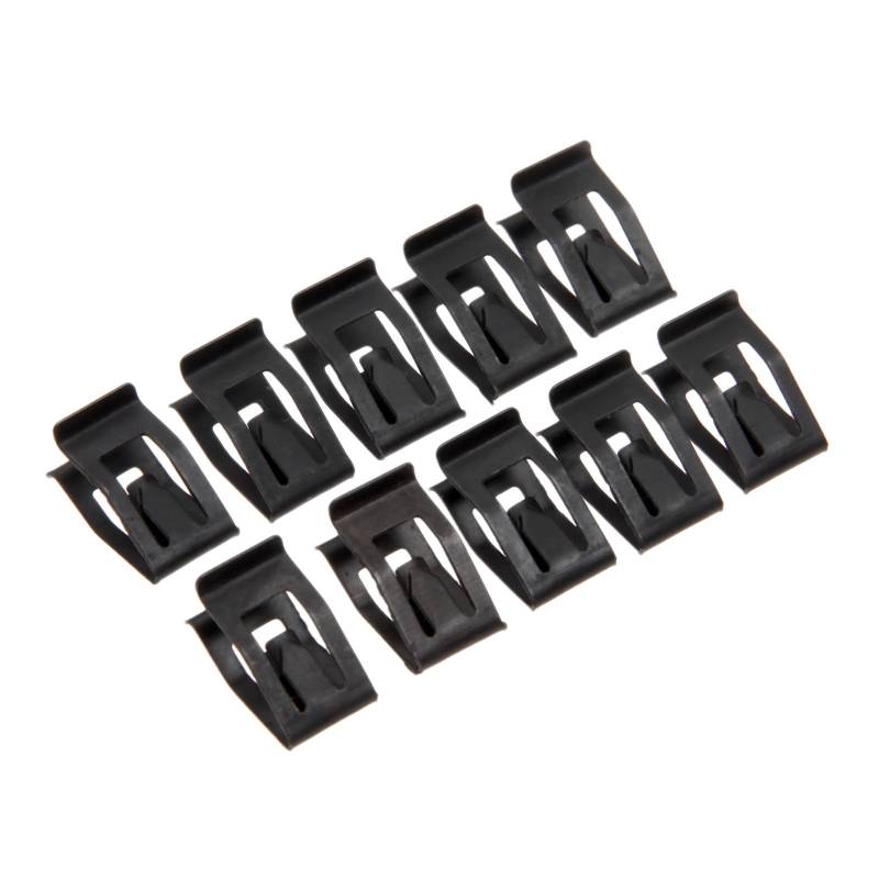 Mtsooning 20 Stück ersatz für Universal Auto Frontkonsole Armaturenbrett Verkleidung Metall Halter schwarz von Mtsooning