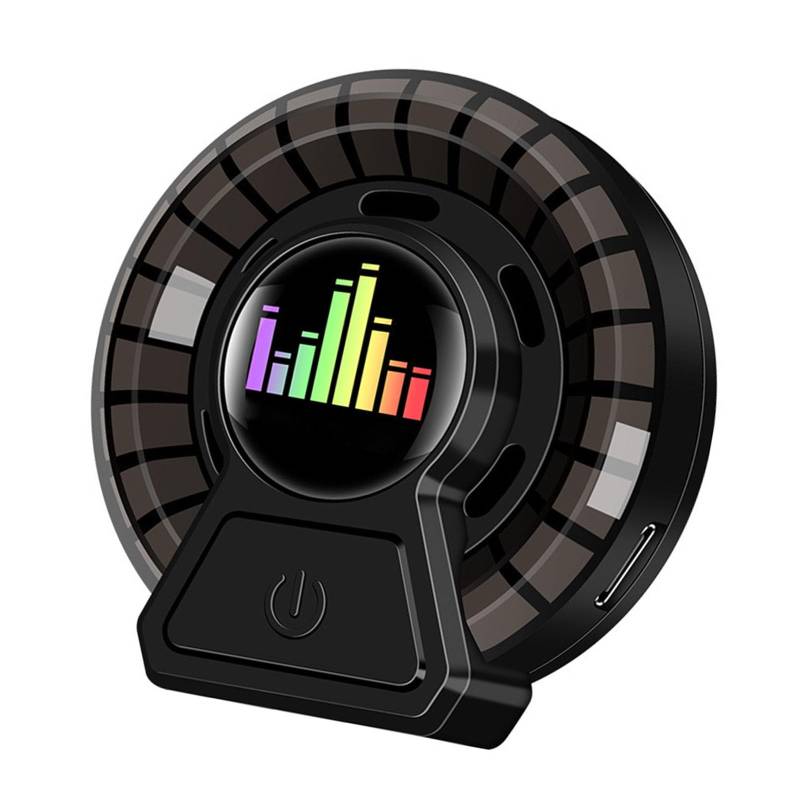 Car Music Rhythmus Lampe USB Wiederaufladbare Musik Synchronisation Lufterfrischer Auto Music Leuchten Schallsteuerung Leuchte von Mtucegi