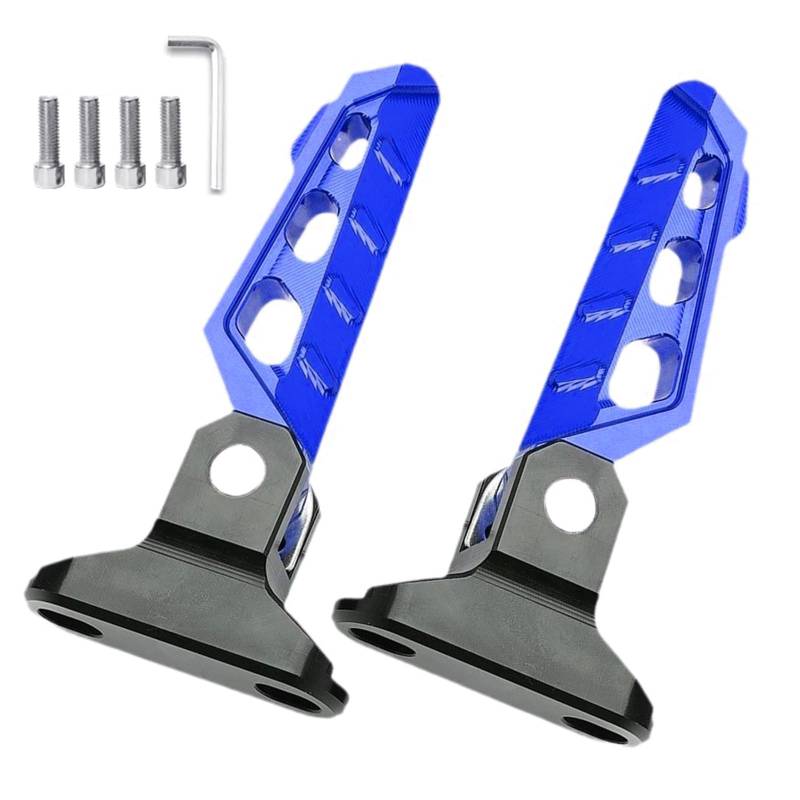 Faltbare Fußstützen Pedal Speicherspardesigns Faltbare Fußstifte Kompakte Faltungsfalte Fußstützen Falten Fußpegs Hochgeklappt von Mtucegi