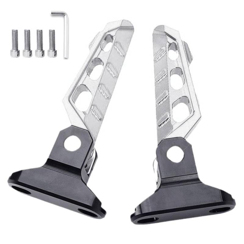 Faltbare Fußstützen Pedal Speicherspardesigns Faltbare Fußstifte Kompakte Faltungsfalte Fußstützen Falten Fußpegs Hochgeklappt von Mtucegi