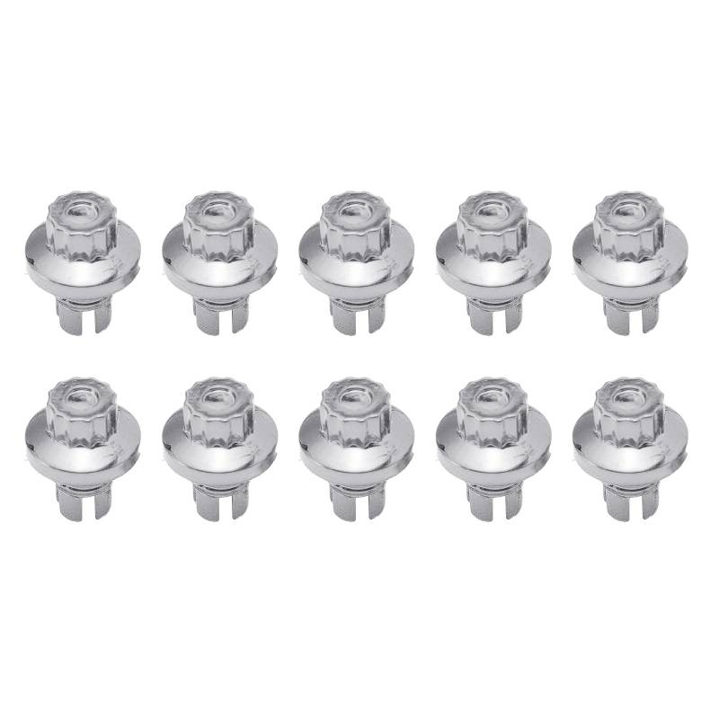 Mtucegi 10pcs Radkappen Lippenschraubenschraubenrofen Für Nietmuttern Rand Austauschdekorationen von Mtucegi