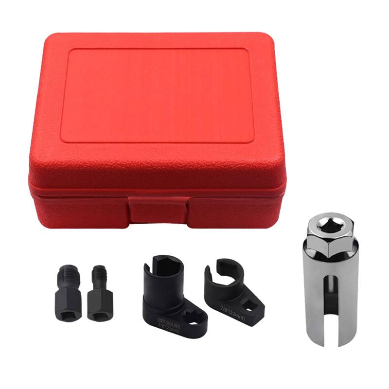 Mtucegi 5pcs Socket Zum Entfernen Und Installieren Von Oxygens Sensoren Auto Oxygens Sensoren Entfernen Sie Sockelschlüsselgewinde Chaser Werkzeug von Mtucegi