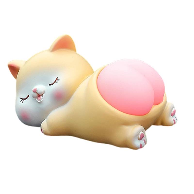 Mtucegi Animal Butt Harz Figur Ornament Stress Relief Toy Für Autotrettung Und Heimtisch Stressabbauzubehör Geeignet von Mtucegi