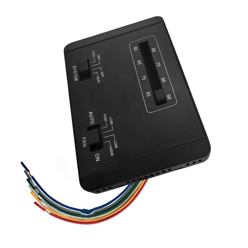 Mtucegi Einstufige Wärmekühle Thermostat Für Wohnmobile Klimaanlagen Sicherstellen DASS Eine Komfortable Einfache Installation von Mtucegi