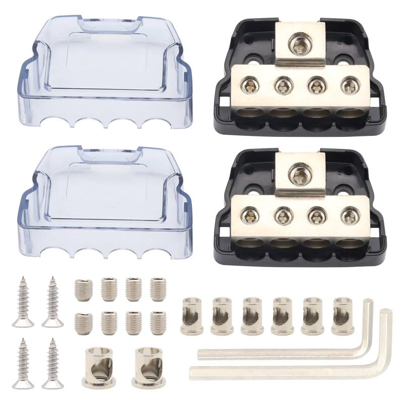 Mtucegi Elektrikdrahtanschluss Box Schaltung Stromspaltung 1x0ga In 4x4ga Mit Selbstklopfigen Schrauben Und Hexagonalen Tasten von Mtucegi