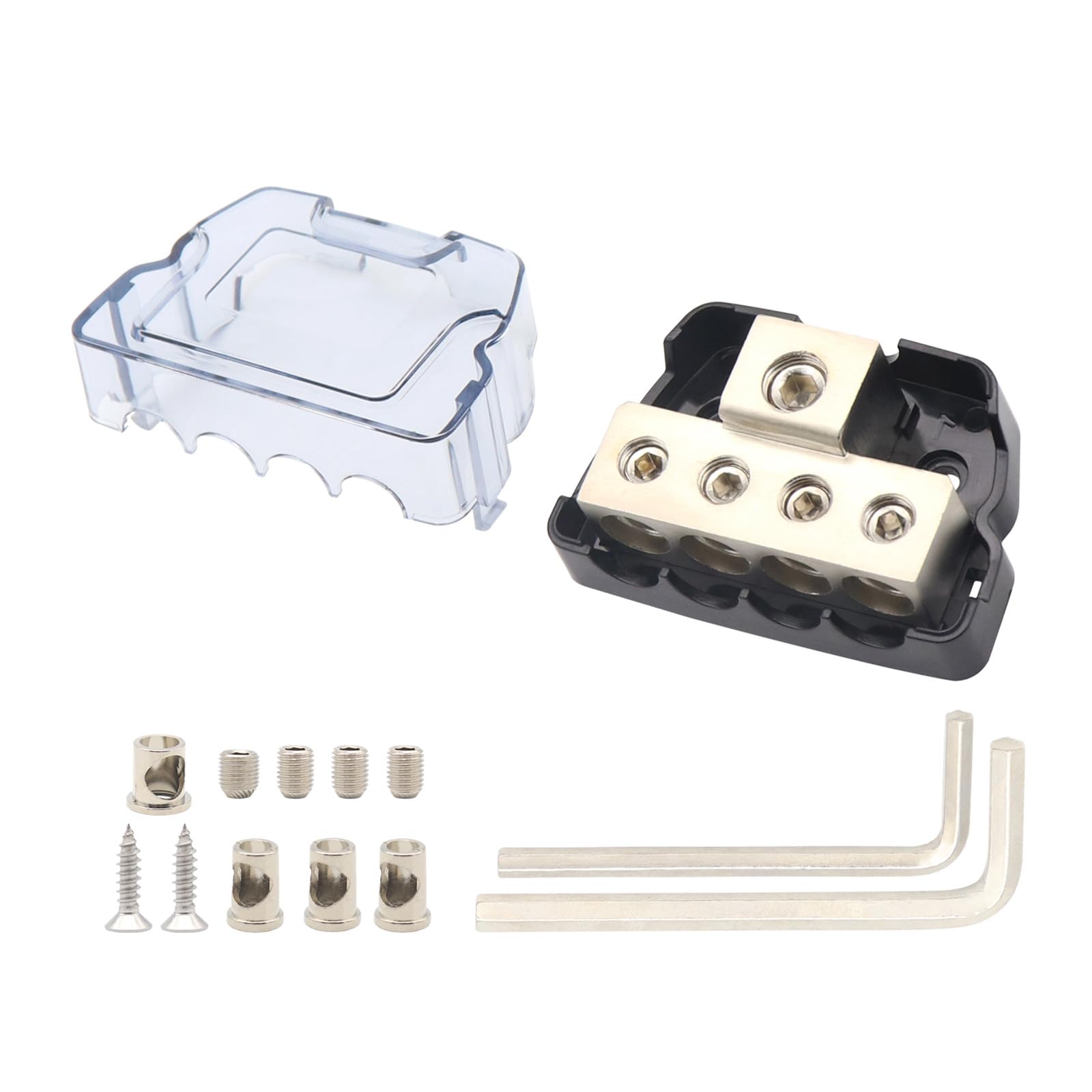 Mtucegi Elektrikdrahtanschluss Box Schaltung Stromspaltung 1x0ga In 4x4ga Mit Selbstklopfigen Schrauben Und Hexagonalen Tasten Mtucegi Elektrikdrahtanschluss Box Schaltung Stromspaltung 1x0ga In 4x4ga Mit Selbstklopfigen Schrauben Und Hexagonalen Tasten von Mtucegi