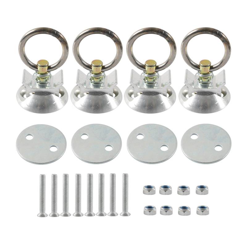 Mtucegi L Track Binde Down for Lobbetten Oder Anhänger Um Motorradbucken Systeme Runden Tie Anchors Point Set Zu Binden von Mtucegi