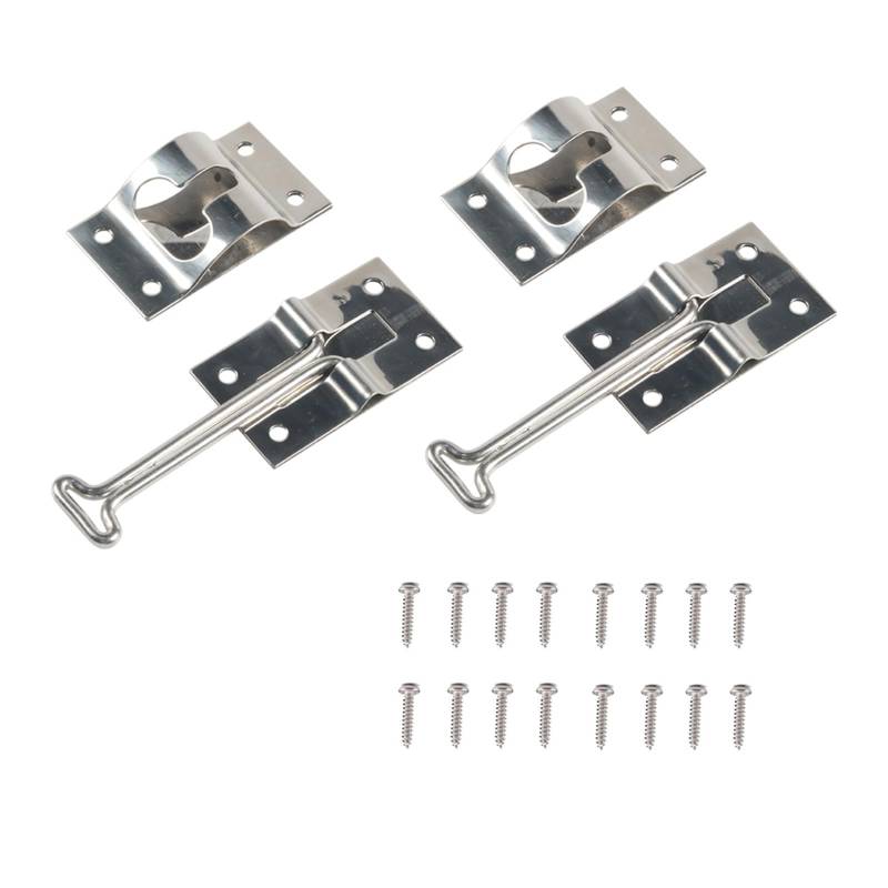Mtucegi T Stil Türhalter 4inch / 6 Zoll Metall Eingangstür Fang Außentür Halten Sie Haken Für Wohnmobilanhänger von Mtucegi