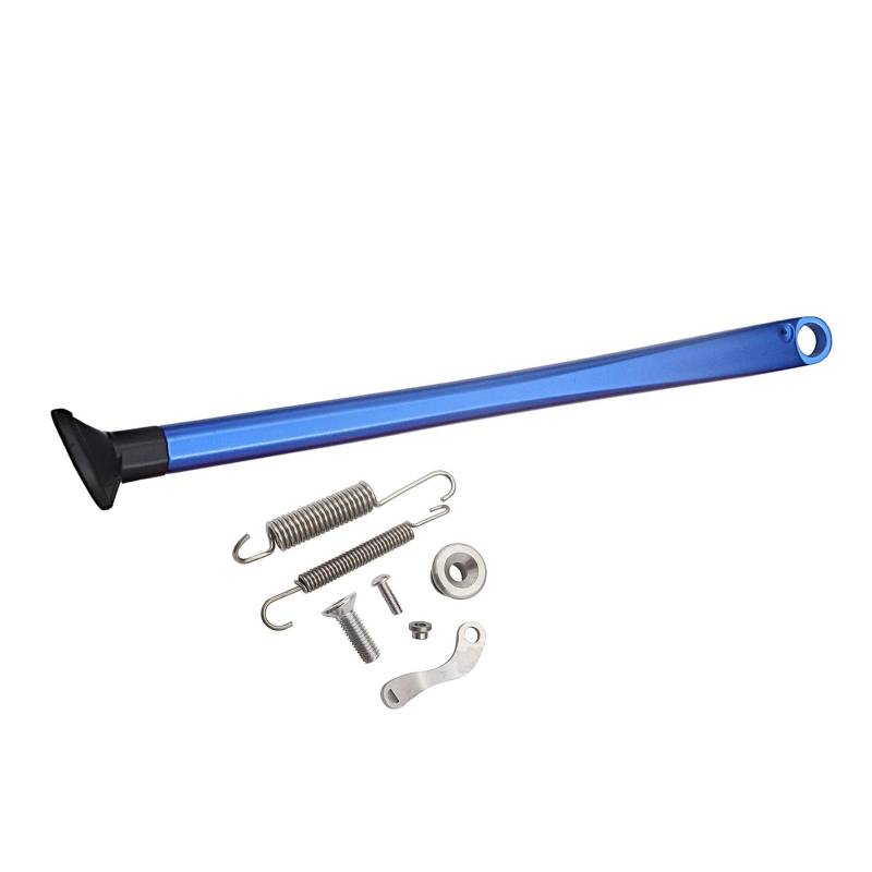 Mtucegi Upgrades Seitenständer Hochfestigkeit Aluminium Kickstand Set Resistant Motorradrahmenunterstützung Für 17-23 Motorräder von Mtucegi