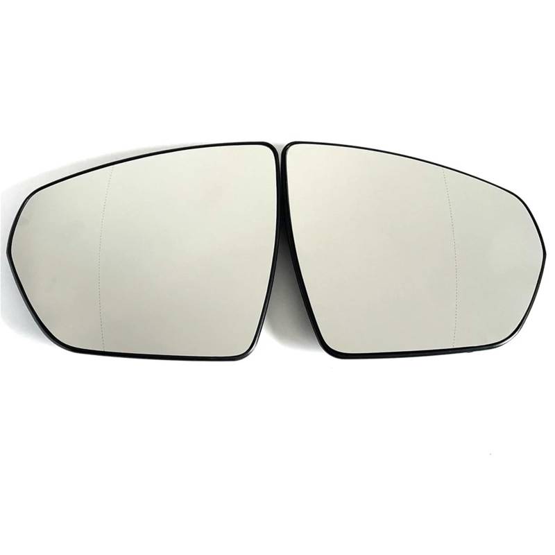 Außenspiegel 16180479801618048080 Für Peugeot 3008 2017 2018 2019 2020 2021 2022 Weitwinkel Beheizte Auto Spiegel Glas Spiegelglas Beheizbar(Left and Right) von Mtuqvma