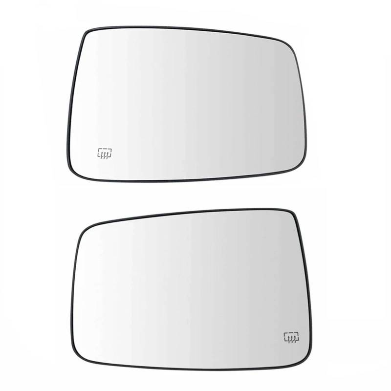 Außenspiegel 68079363AA Für Dodge Für Ram 1500 2500 2013 2014 2015-2018 Seite Beheizte Spiegel Glas Rückspiegel Objektiv Links Rechts 1PCS Ersatz Spiegelglas Beheizbar(1 Pair) von Mtuqvma