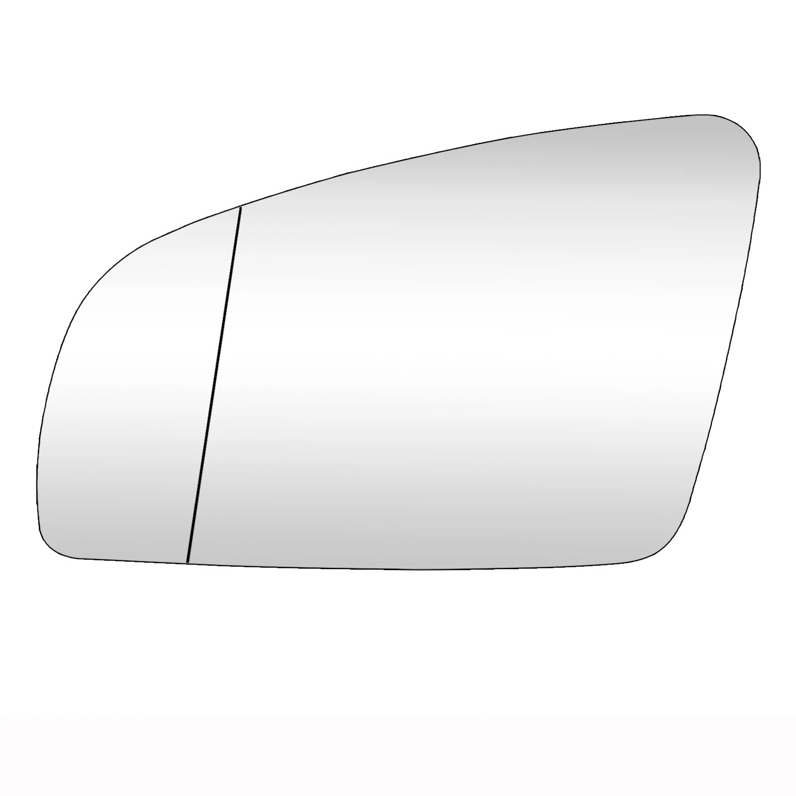 Außenspiegel Für A3 S3 Für A4 B6 B7 Für A6 S6 2004-2008 Linker Und Rechter Seitenflügelspiegel Glas Beheizter Rückspiegel Autozubehör Weitwinkel Spiegelglas Beheizbar(Left) von Mtuqvma