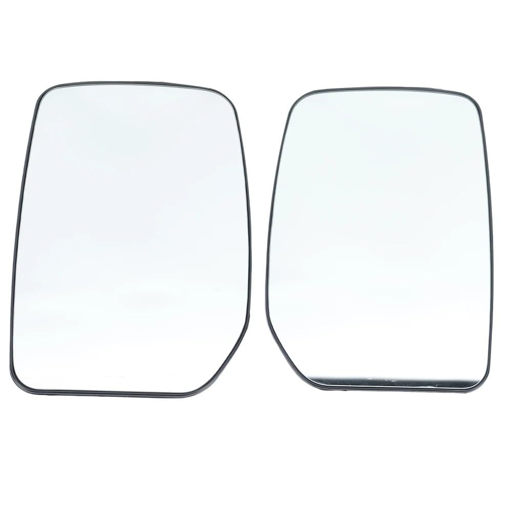 Außenspiegel Für Ford Für Transit MK6 Mk7 Van 2000-2014 Seitenspiegelglaslinse Ohne Heizung Mit Unterer Stütztürspiegellinse Spiegelglas Beheizbar(1 Pair) von Mtuqvma