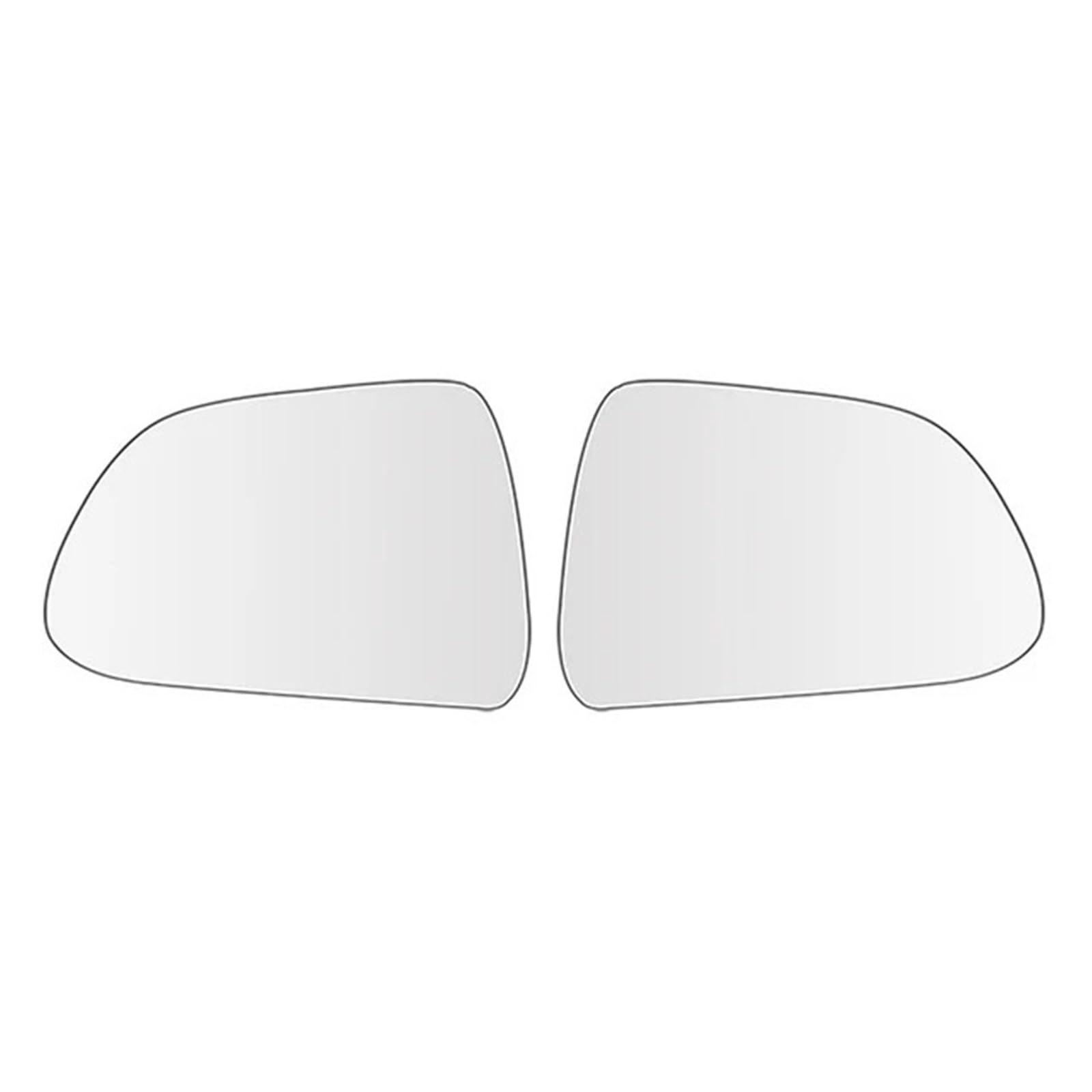 Außenspiegel Für Tesla Für Modell 3 YXS Zubehör 1 Paar 800R Weitwinkel Rückspiegel Heizung Replacemen Anti Blendung Umkehr Spiegelglas Beheizbar(White) von Mtuqvma