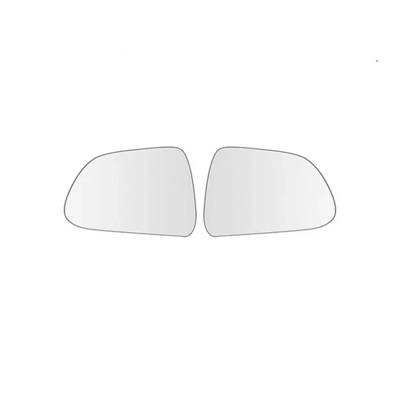 Außenspiegel Für Tesla Für Modell Für Y Modell 3 Weitwinkelauto Groß Für Sicht Rückspiegel Heizung Ersatz Blendschutz Blendschutz Rückfahrglaslinse Spiegelglas Beheizbar(White) von Mtuqvma