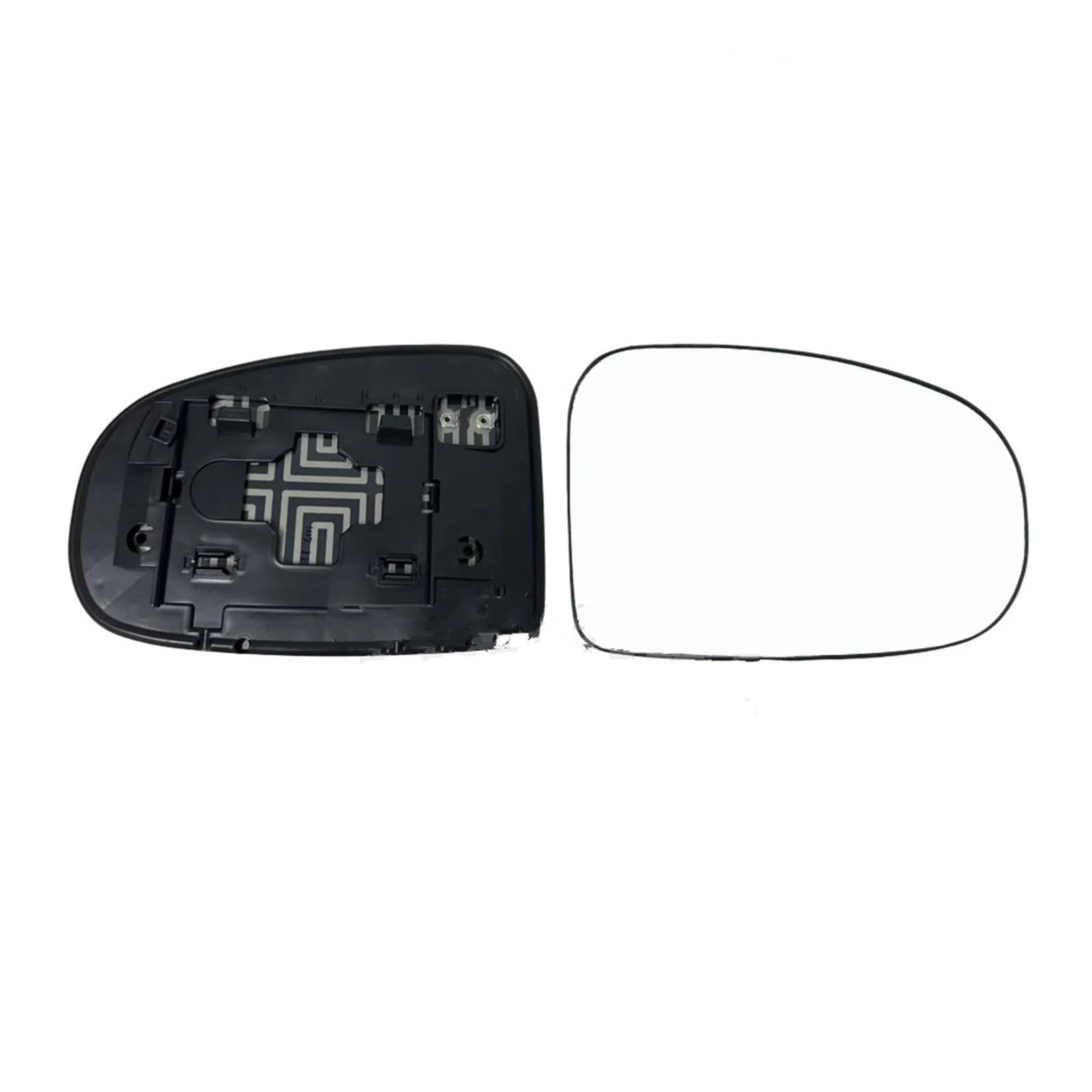 Außenspiegel Für Toyota Für Prius 2010-2015 1 Paar 2 STÜCKE Beheizte Seitenrückspiegel Blaue Glaslinse Weitwinkelansicht Blendfreie Autotürspiegel Spiegelglas Beheizbar(2PCS White Mirror) von Mtuqvma