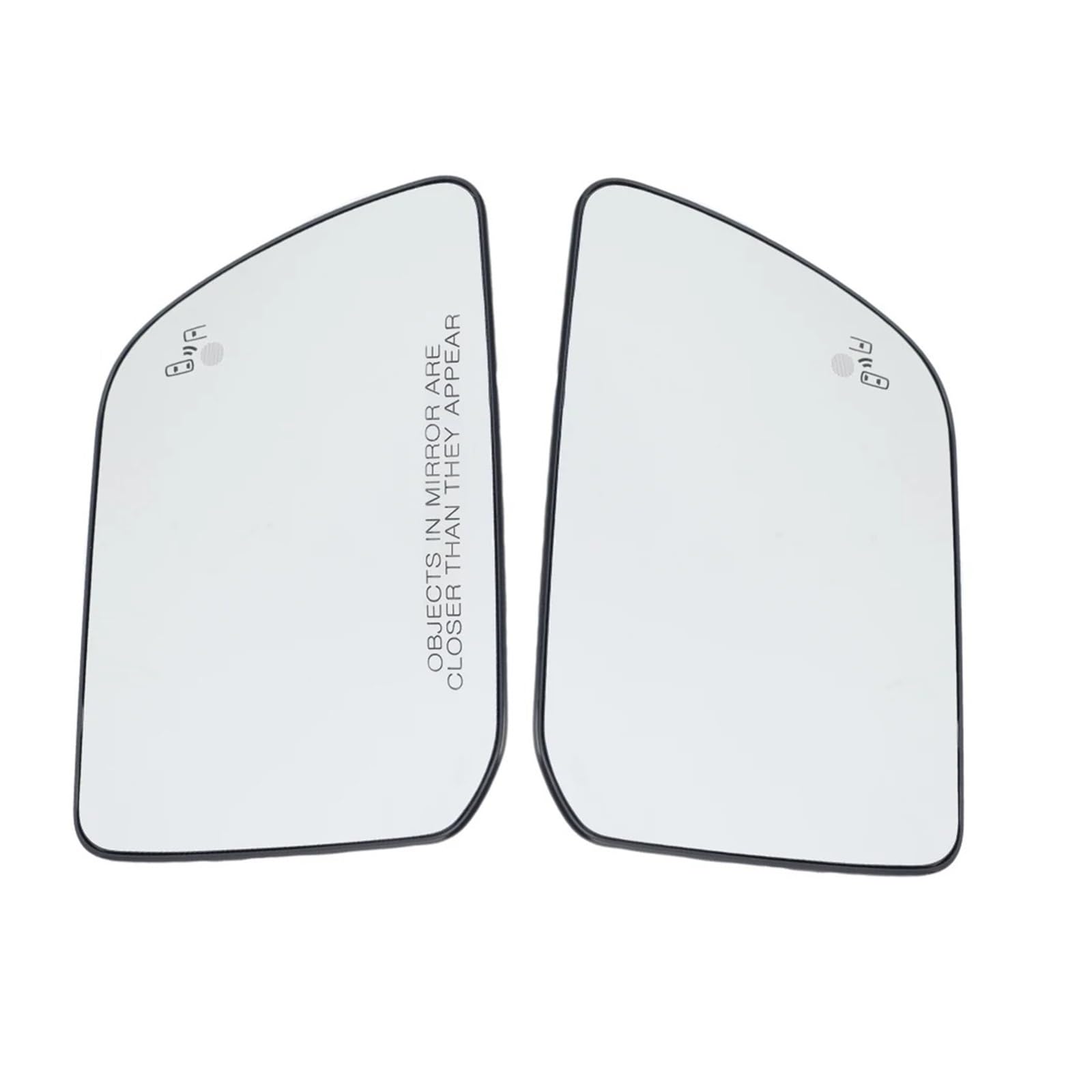 Außenspiegel Türspiegelglaslinse Für Ford Für Edge 2011-2014 US-Version Beheiztes Seitenspiegelglas Len Autozubehör Spiegelglas Beheizbar(1 Pair) von Mtuqvma