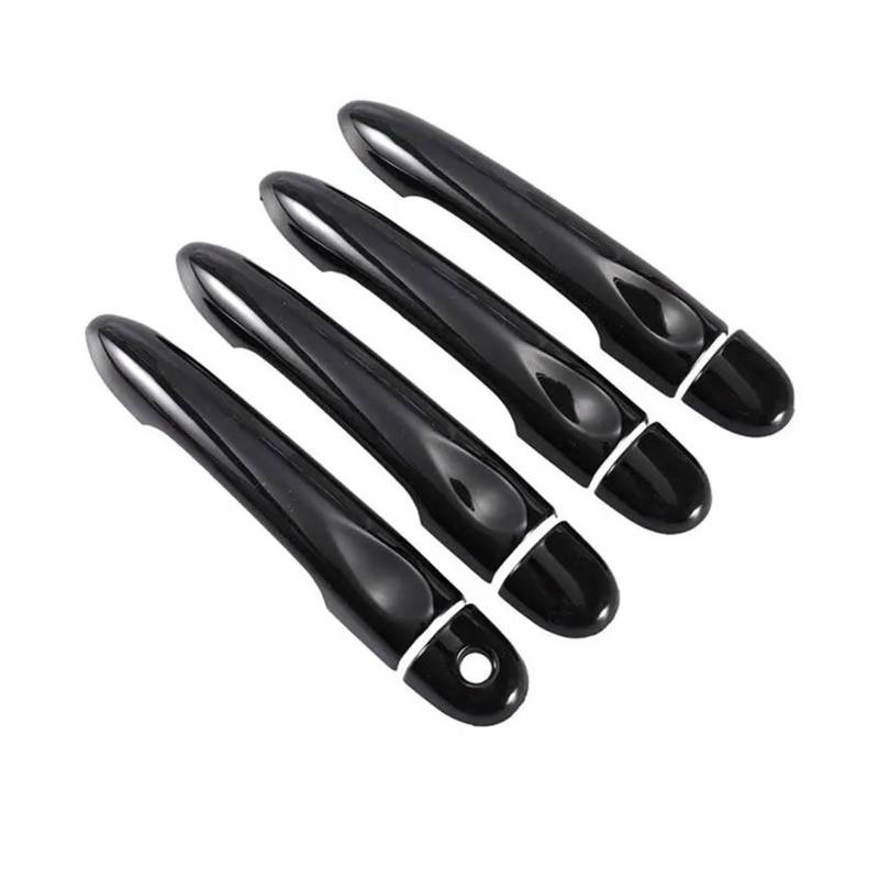 Auto Linkslenker Außentürgriff Für Megane 3 MK3 III 2008 2009 2010 2011 2012 2013 2014 2016 Glänzend Schwarz Auto Türgriff Abdeckung Trim Styling Zubehör Exterieur Auto Türgriff(2Dr 1 Key 2 Buttons) von Mtuqvma