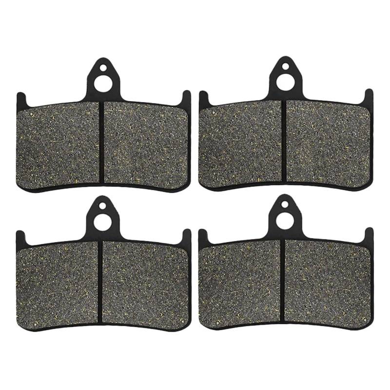 Bremsbeläge Motorrad Für 919 CB900F Hornet 02-07 CBR900RR Für Fireblade CBR 900RR 92-97 CB1000 94-95 CB1000F 93-97 Motorrad Vorne Hinten Bremsbeläge Bremsbeläge(Front 2 Pairs) von Mtuqvma
