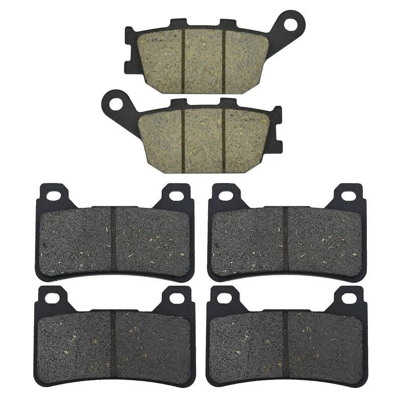 Bremsbeläge Motorrad Für CBR600RR CBR 600 RR CBR 600RR CBR 600RR 2005 2006 Motorrad Teile Vorne Und Hinten Bremsbeläge KitBrake Disk Bremsbeläge(Front and Rear) von Mtuqvma