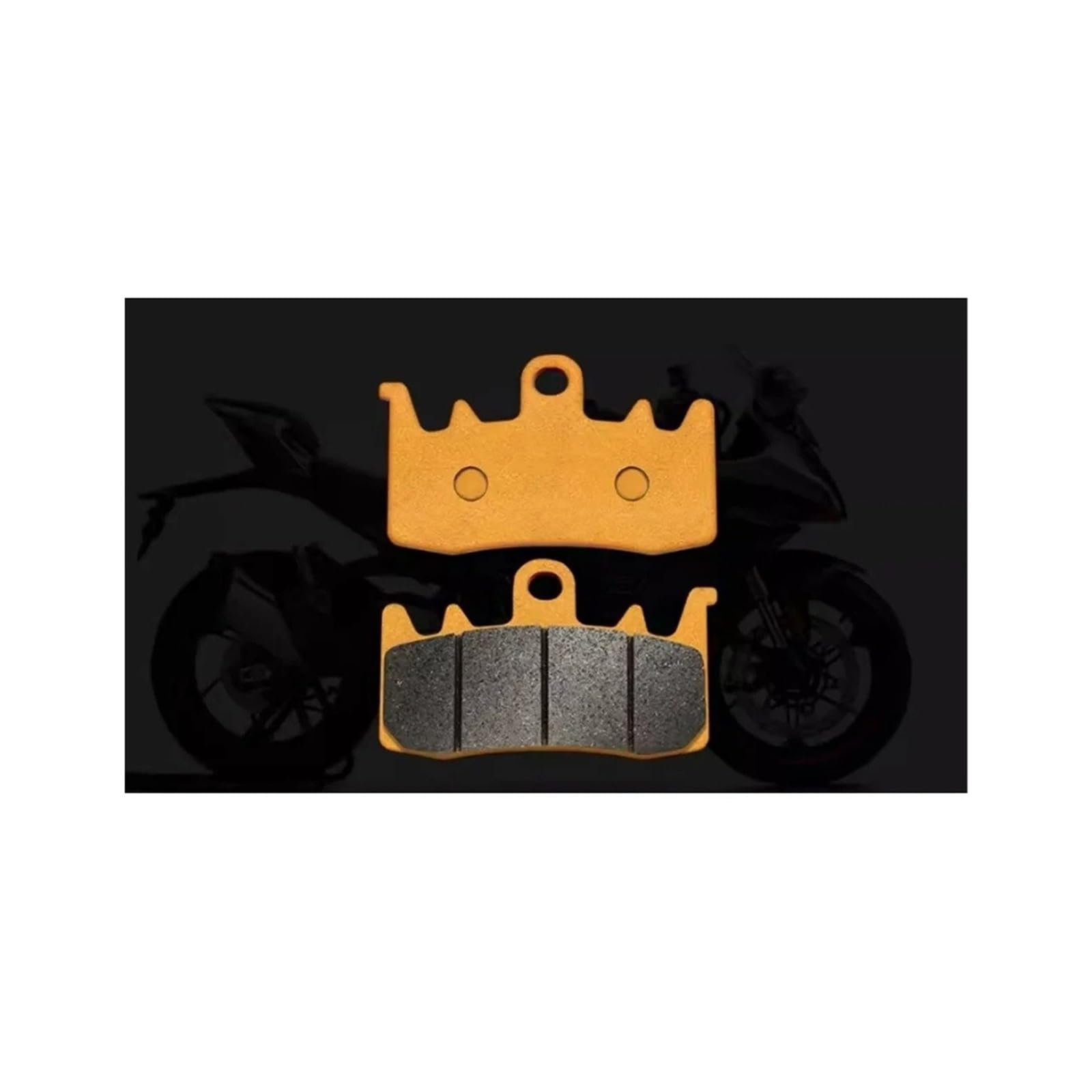 Bremsbeläge Motorrad Für CFMOTO CF-Moto 450SR 450 SR 450-SR Motorrad Bremsbeläge Bremsscheibe Leder Zubehör Bremsbeläge(Front A SR) von Mtuqvma