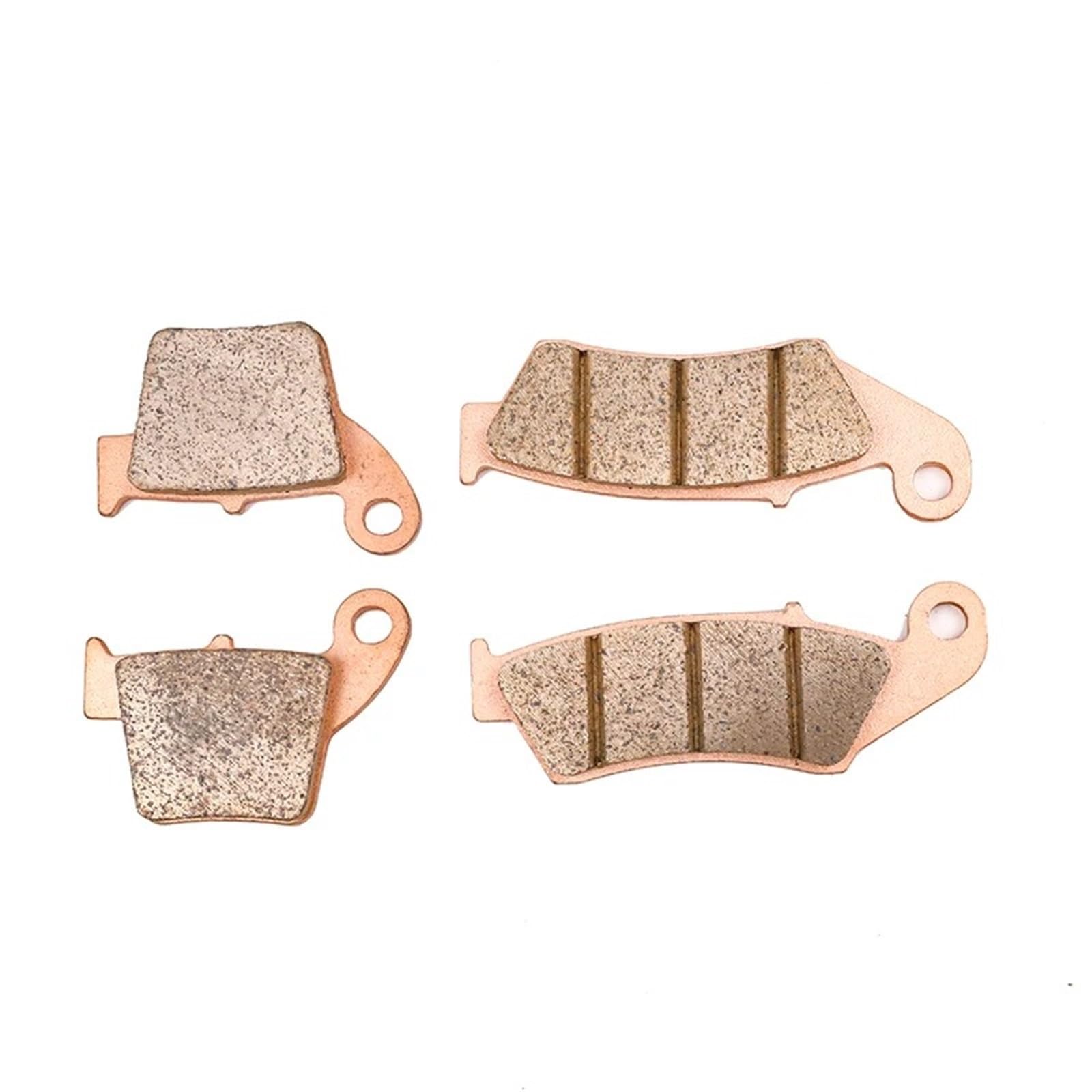 Bremsbeläge Motorrad Für CRE F 290 X CRE F 300 X CRE F 500 X CRE F 490 X CRE F 250 X CREF290X CREF300X CREF490X CREF250X 2007-2011 Vorne Hinten Bremsbeläge Bremsbeläge(1set Copper) von Mtuqvma